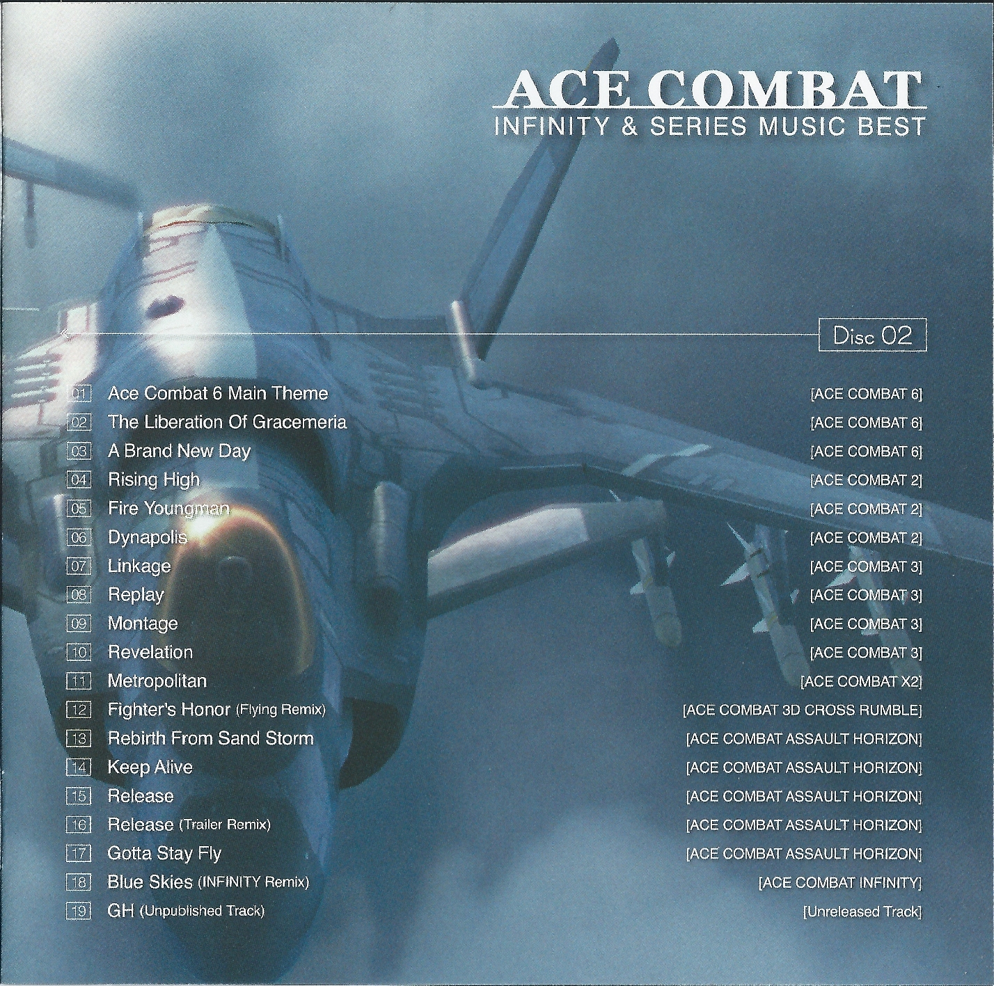 ACE COMBAT INFINITY & SERIES MUSIC BEST (2014) MP3